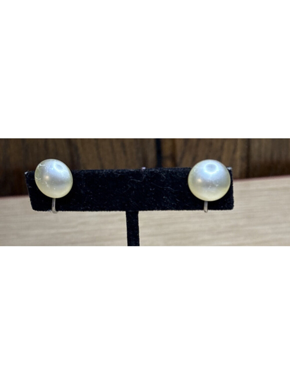 Vintage Richelieu Faux Pearl Silver Tone Clip On Earrings | Signed